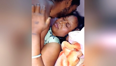 Indian teen gets a big dildo in her pussy and then fucked