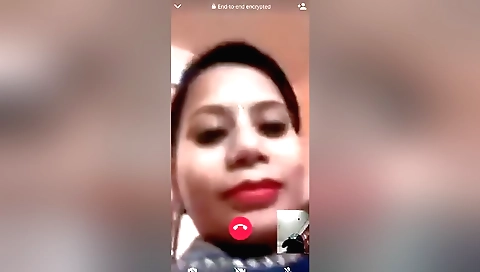 Busty desi bhabhi shows her small boobs on web cam