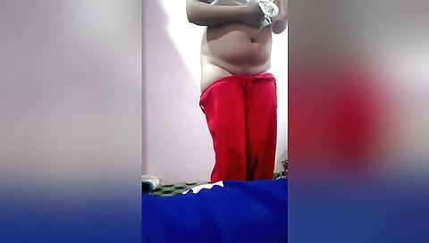 Indian slut strips naked to get her sexy pussy fucked