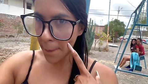 Stepmother stepdaughter and stepfather have a threesome