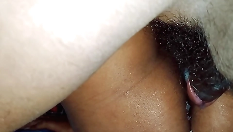 Chikis big black nipples made hairy and sexing with black partner