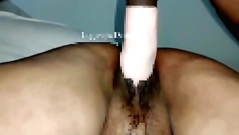 Indian lady is making herself a wonderful cauldron of delicious food