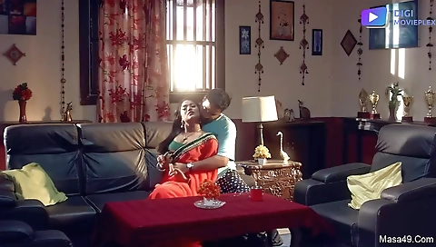 Milf with large natural tits and a juicy ass fucking a husband