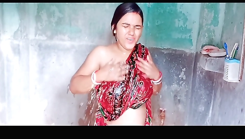 My neighbor's wife is in front of me in front of me