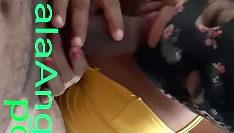 Indian chick is getting deepthroated by a big dick