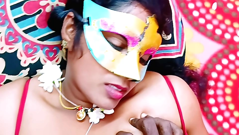 Indian stepdaughter enjoys a fetish with her stepfather