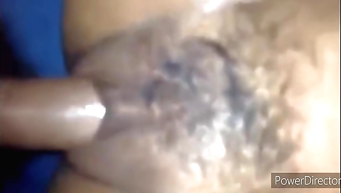 My wife is on the bed in a sexy white top and a sexy sexy dress