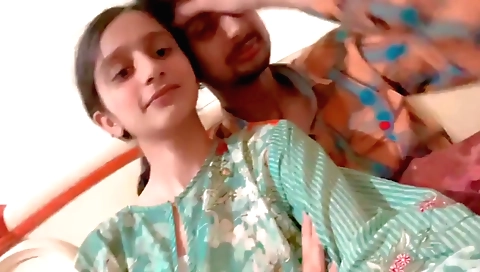 Amateur indian girl is getting her pussy kissed by the boyfriend