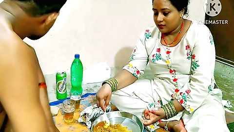 My stepmom enjoys deep throating and riding on my cock