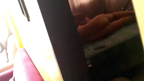 Indian girl riding her boyfriend's cock in front of the camera