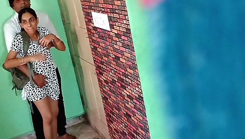 Indian girl with big tits getting fucked in a sexy position