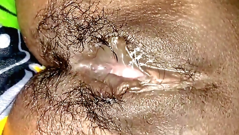 Hairy stepsister inlaws get a blowjob when the guy comes to their home