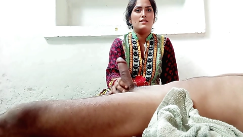 Big titted brunette with big tits is fucking in her pussy