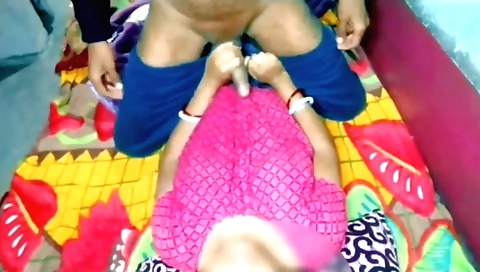 Indian chick in a sexy dress fucked by her neighbor