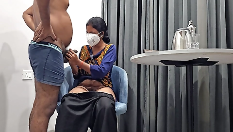 Beautiful chick in lingerie gets fucked by a big dong