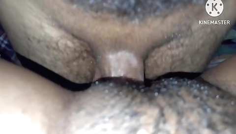 Indian brunette gets her pussy fucked by her hubby