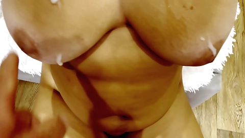 Indian big booty sex video with amateur milf and cum on face