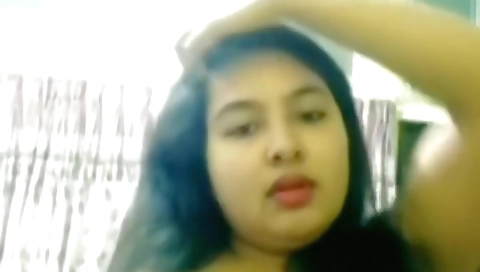 Indian babe has big boobs in her pussy and a huge boobs!