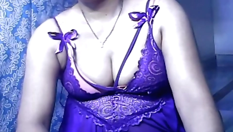 A sexy indian brunette with a big ass in a bikini in the shower