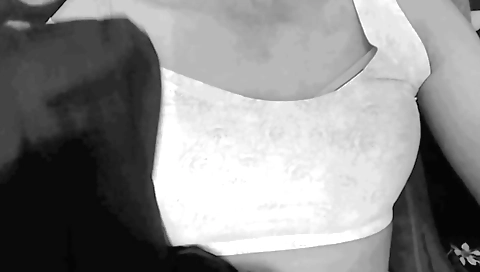 Amateur solo female with a yellow hoodie and pink dress