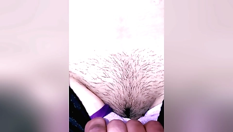 Indian babe with hairy pussy masturbating in hot bath 1