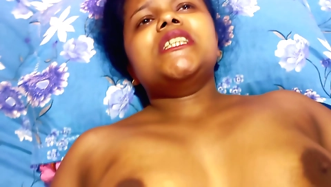 Busty brunette babe fucked and hunked by her roommate