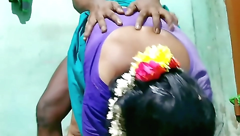 Indian face and pussy doggystyle vid with a sexy brunette