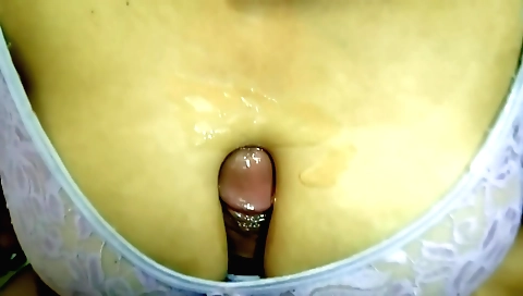 Amateur milf with big tits riding a dick on camera