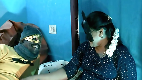 Indian girl gets fucked by a horny man in amateur sex