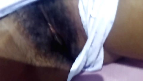 Hairy Indian mom wants to fill her pussy with cum!