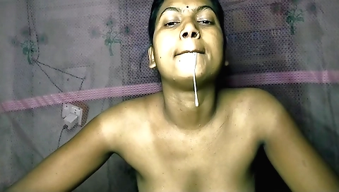 Indian teen 18+ gets a facial on her cunt and pussy