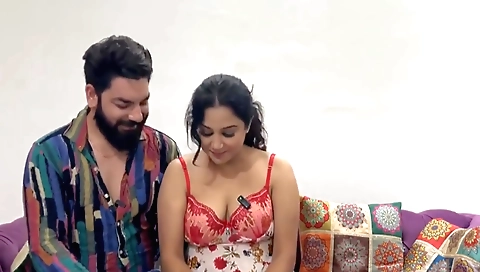 Hot black girl in her black dress rides a huge prick