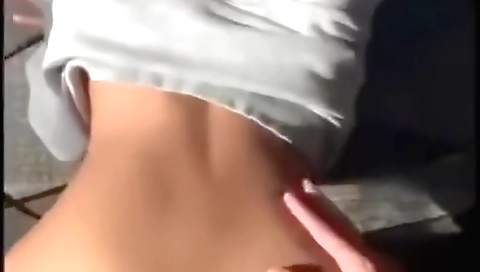 Horny brunette is giving a good blowjob and a hard fuck