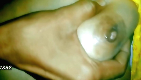 Indian girl with big boobs and a sexy face on webcam