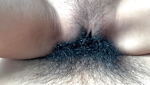 Indian hairy girl fucked on the bed in amateur video pov