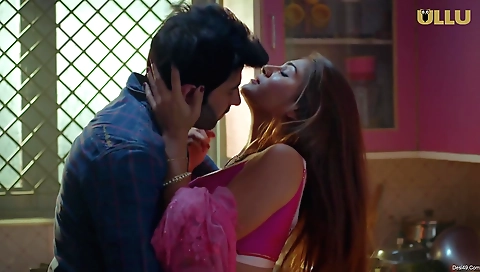 Busty brunette with a small body and a cute face gets caught