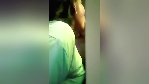 Brunette with small tits fucks her boyfriend in the car