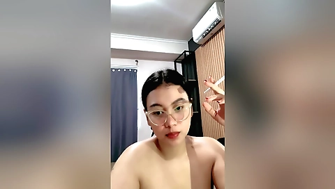 Indian amateur takes a shower and then masturbates