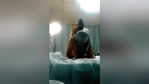 Mature brunette gets fucked in her ass in doggy style