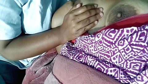 Amature brunette babe with 18+ natural body and natural big boobs