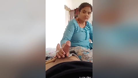 I made a homemade movie of my stepsister sucking my dick