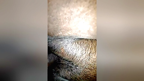 Indian slut plays with her hairy pussy and her body