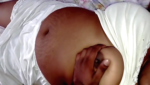 Big tits brunette fucked during a porn filming video