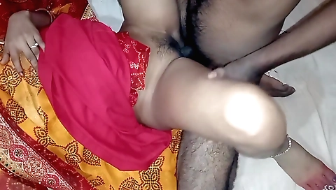 Indian teen gets banged in a big ass and in a hairy pussy