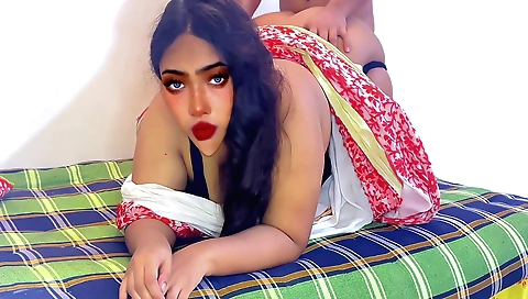 Nice big ass girl in white dress and step fantasy porn 1