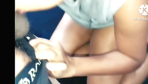 Indian brunette in sexy clothes sucks cock and mouth