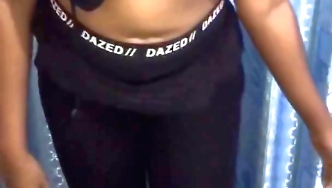 Horny Indian babe in sanduni and ass in homemade vid