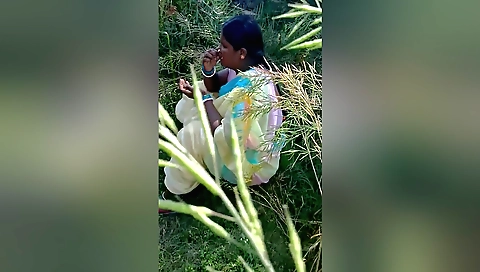 Hiking with the outdoor hot babe and riding the bike