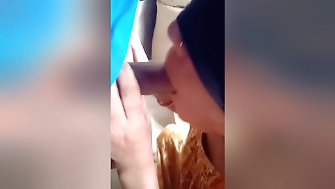 Brunette girl and her stepbrother are having fun together